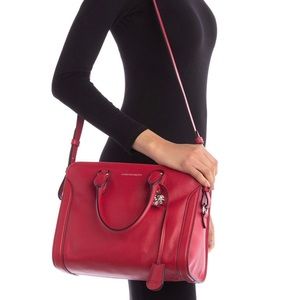 Alexander McQueen Small Padlock Satchel